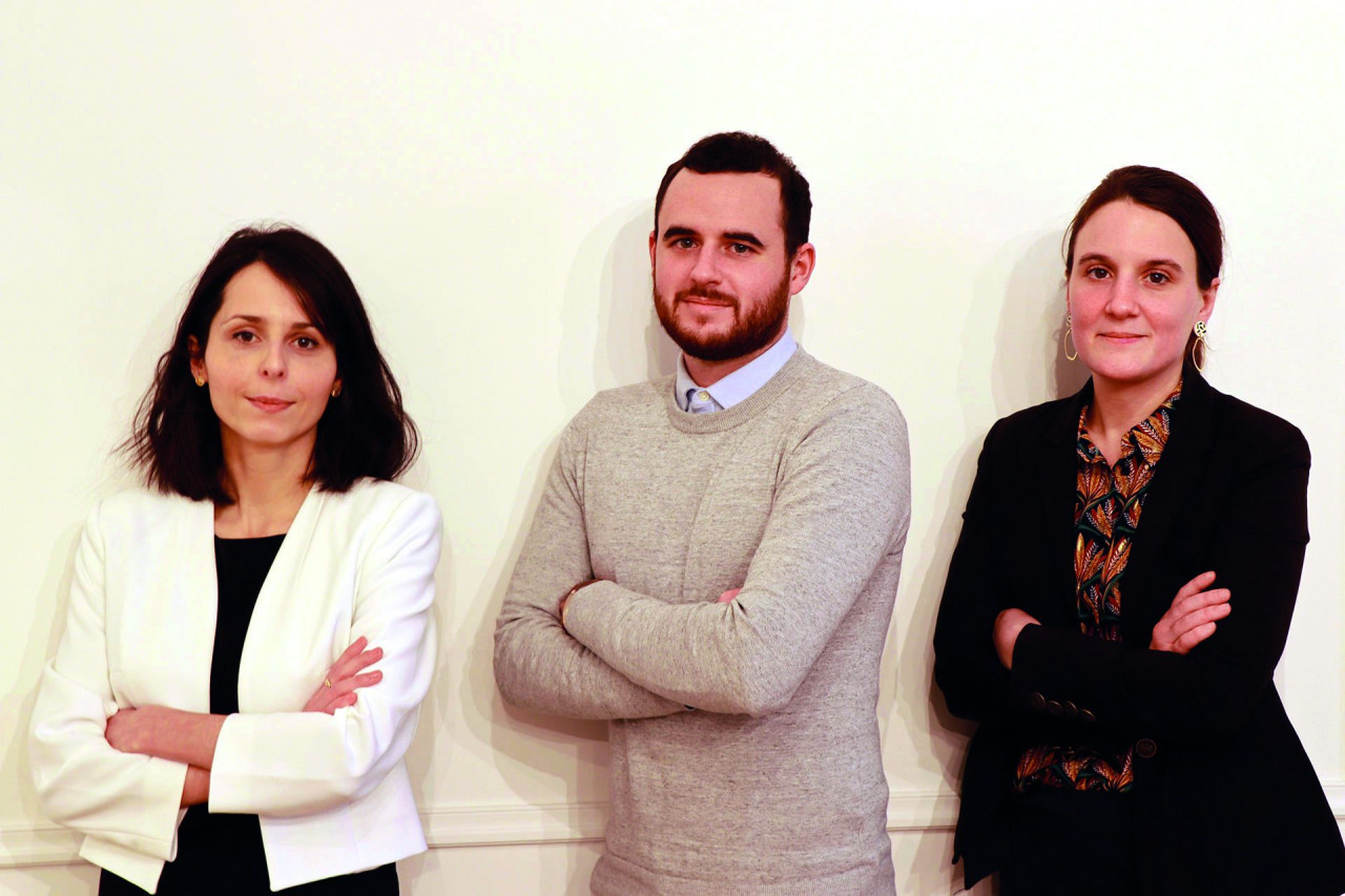 L'équipe du bureau des congrès - de gauche à droite : Laura MALEJACQ, Sébastien POISSON et Charlotte RIO