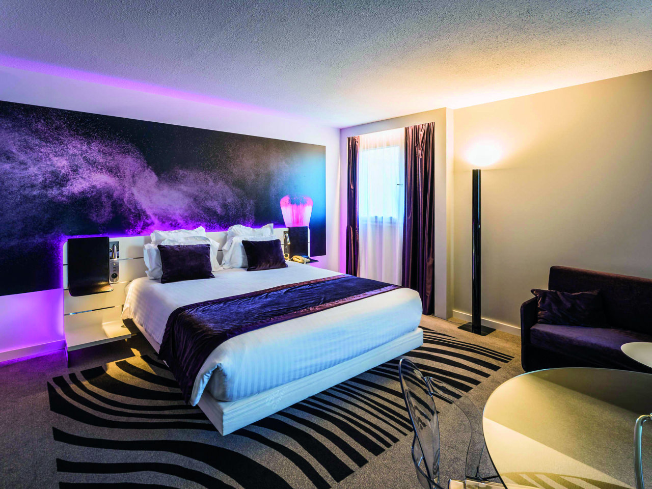 Chambre du Novotel de saint jean de braye, inspiration cosmetic valley